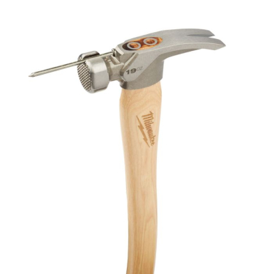 HTE-48229419 19OZ MILLED FACE HICKORY HAMMER