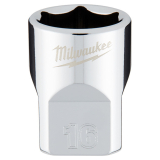 HTU-45349086 45-34-9086 3/8" Drive 16mm Metric Socket with FOUR FLAT™ Sid