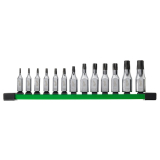 HTU-48229532 48-22-9532 13pc 1/4" and 3/8" Drive TORX® Bit Socket Set