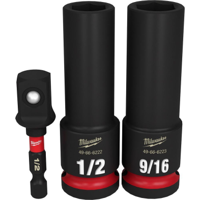 HTU-49664485 3PC 1/2" DR IMP DP SCKTSET