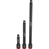 HTU-49666714 MILWAUKEE 49-66-6714 SHOCKWAVE IMPACT 3/8" DR EXTENSION  3PC
