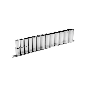 HTU-601313 601313 13 PC. 1/2" DRIVE DEEP SAE SOCKET SET, 6 PT.