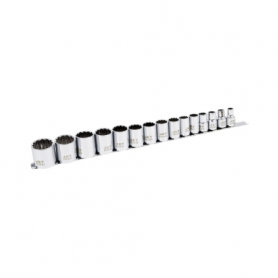 HTU-601317 601317 15 Piece 1/2" Drive S.A.E. Socket Set - 12 Point