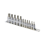 HTU-601806 601806 11 PC 1/4" & 3/8" DR Non-Tamperpr.TORX Bit Socket Set