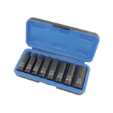 HTU-610203 610203 8PC 3/8 Deep SAE Impact Socket Set