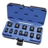 HTU-610207 610207 12 Pc. 3/8" Drive S.A.E. Impact Socket Set - 6 Point