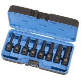 HTU-610333 610333 8 PC. IMPACT HEX BIT SET, METRIC,  1/2"