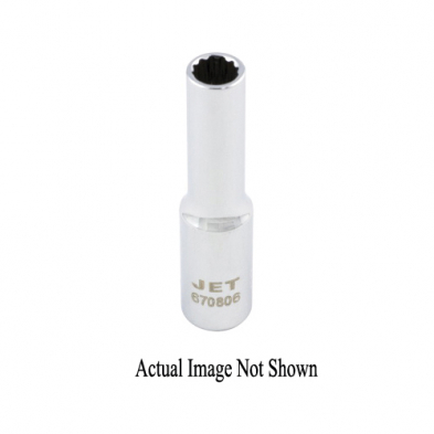 HTU-670802 670802 DEEP SOCKET, 12 PT, 4MM, 1/4" DRIVE