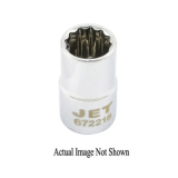 HTU-672216 JET 672216 1/2" DR X 1/2" REGULAR CHROME SOCKET - 12 POINT