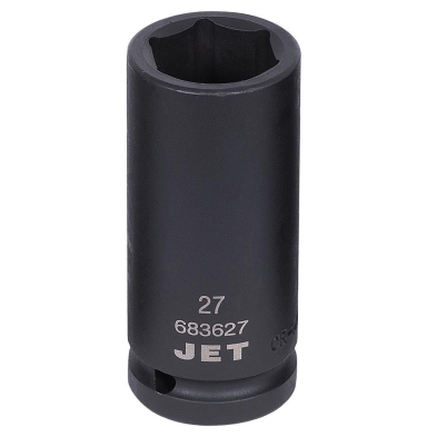 HTU-683627 27MM 3/4" DR IMPACT SOCKET DEEP 6 POINT 683627