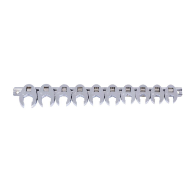 HTU-719122 719122 FLARE NUT CROWFOOT WRENCH 10PC METRIC