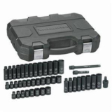 HTU-84916N 84916N SET SOCKET IMPACT STD/DEEP SAE/MET 3/8DR 44PC MODERN