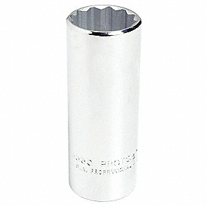 HTU-LD36 SOCKET 1-1/8"X /2" DR 12PT DP	