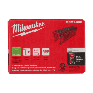 HTW-MNM1600 MNM1-600 1" Insulated Cable Staples