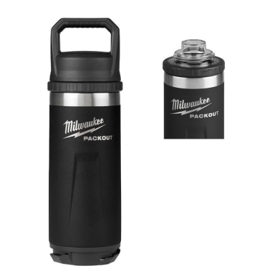 HTX-48228382B Milwaukee 48228382B Packout 18oz Insulated Bottle w Chug Lid