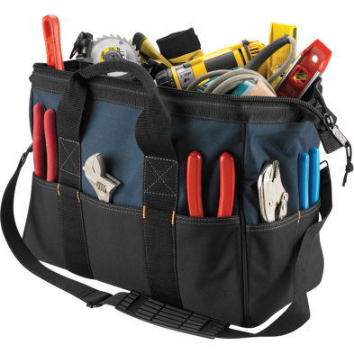 HTX-SW797 KUNNY SW-797 Bigmouth® Bags, Nylon, 22 Pockets, Black