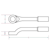 HTZ-715232 715232  2-15/16" Offset Striking Wrench
