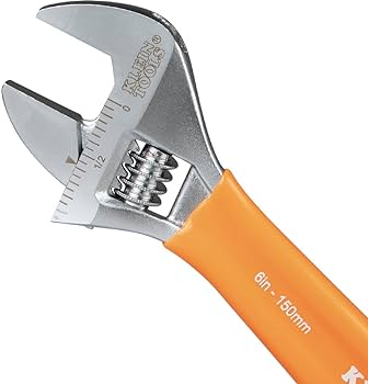 HTZ-O5076 O5076 6"EX CAP ADJ WRENCH ORNG HNDL