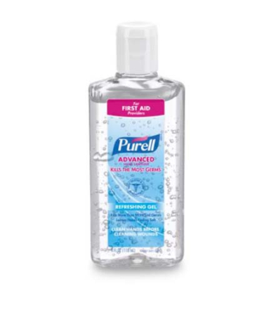 JAF-965124CAN00 9651-24-CAN00 PURELL HAND SANITIZER, 4FLOZ