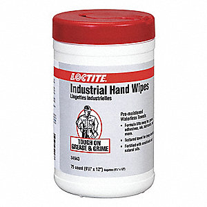 JAG-LO34943 34943 INDUSTRIAL HAND WIPES (75/TUB)