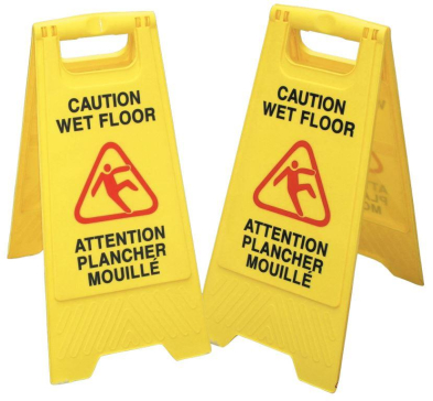 JAL-710CWF 710CWF Caution Wet Floor Safety Sign