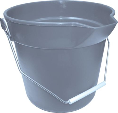 JAL-9010GY 9010GY 10 U.S. qt Heavy-Duty Pail, Grey