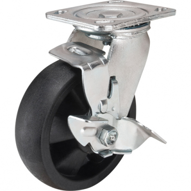 MHC-MN453 Hi-Temp Caster, Swivel with Brake, 6" (152.4 mm), Nylon, 880