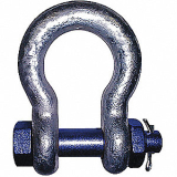 MHJ-SHACK12 SHACKLES, STEEL, 1/2" (2 TON)