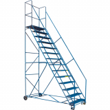 MHW-MA625 MA625, CSA-Certified Rolling Step Ladder with Locking Step,