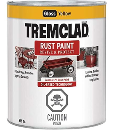 PA1-04893760 048-9376-0 Tremclad&reg; Oil-Based Rust Paint & Primer, 3.78-L/1