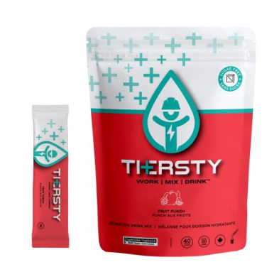SAD-BAG1040/FRP Thersty Hydration, FRUIT PUNCH, 40PK