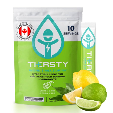 SAD-BAG1040/LLM Thersty Hydration, LEMON LIME, 40PK