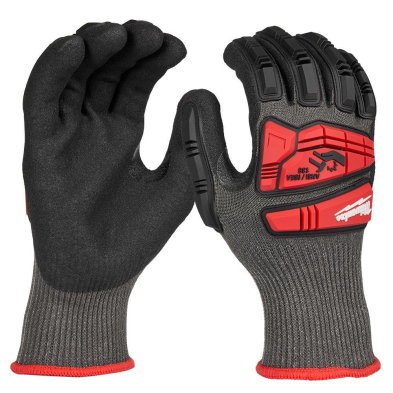 SAE-48738151 48-73-8151, Impact Cut Level 5 Nitrile Dipped Glove - M