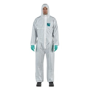 SAE-681800/3XL WH18-B-92-111-07/3XL ANSELL WHITE DISPOSABLE COVERALL SZ:3XL