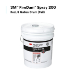 SAF-3MFDSPRAY200RED 3M FD-SPRAY-200-RED FIREDAM SPRAY, 5 GALLON PAIL