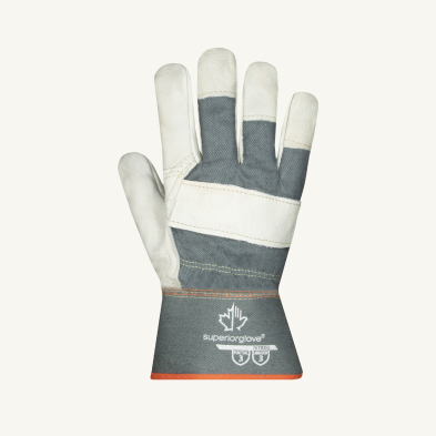 SAF-76YBDQ/S SUPERIOR 76YBDQ/S  GRAIN COWHIDE PATCH PALM FITTERS CUFF SMA