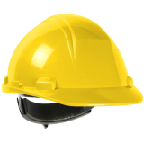 SAF-DYHP542R02 DYNAMIC HP542R/02 HARD HAT, YELLOW, W/RATCHET SUSPENSION