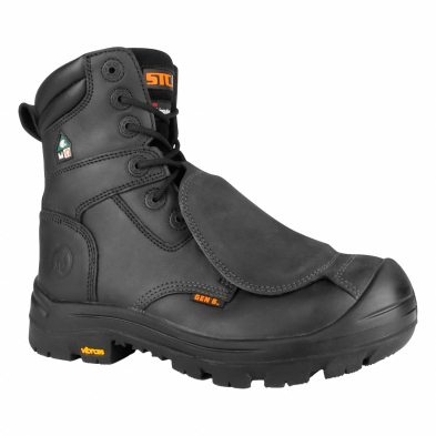 SAF-DYSF8702110 DYNAMIC SF87021 DEAN 8" WORK BOOT, LINED, BLACK, SIZE 10