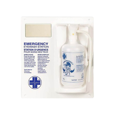 SAF-EWSTA #04074 EMERGENCY EYEWASH STATION W/1L EMPTY BOTTLE
