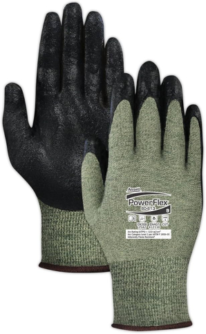 SAF-GL8081308 ANSELL #80-813 POWERFLEX GLOVES, SIZE 8 (MEDIUM)