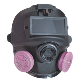 SAF-NOR54001W NORTH 54001W DUAL CARTRIDGE ELASTOMERIC FULL FACEPIECE  M/L
