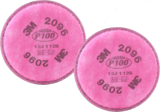 SAF-RCAR2096 3M 2096 FILTERING FACE REPIRATOR P100 (2/PK)