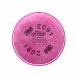 SAF-RESP2091 3M 2091 FILTERING FACE RESPIRATOR P100 2UNI/BOX
