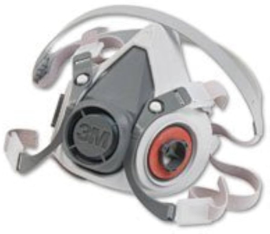 SAF-RESP6100 3M 6100 RESPIRATOR HALF FACEPIECE SMALL