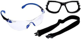 SAF-SG3MS1101SGAF 3M S1101SGAF S1101SGAF SAFETY GLASSES BLK/BLU CLEAR LENS
