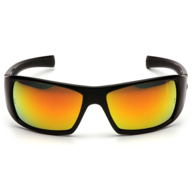 SAF-SGSB5645D PYRAMEX SB5645D GOLIATH GLASSES, BLK FRAME, ICE ORANGE LENS