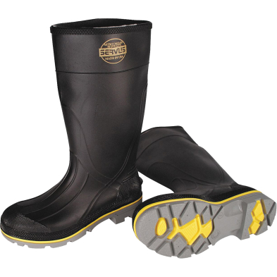 SAG-75109/6 NORTH 75109 RUBBER BOOT CSA BLACKYELLOWGRAY SIZE 6