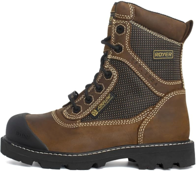 SAG-8620FLX/8 8620FLX METAL FREE 8 INCH WATERPROOF BOOTS SIZE 8