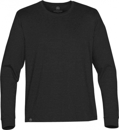  MENS CARBON HEATHER BASELINE L/S