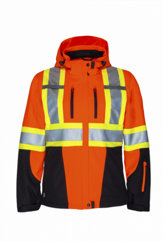  PRO JOB P6423 WOMENS HI-VIS SOFTSHELL JACKET